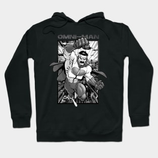 Omni-Man Black and White Hoodie